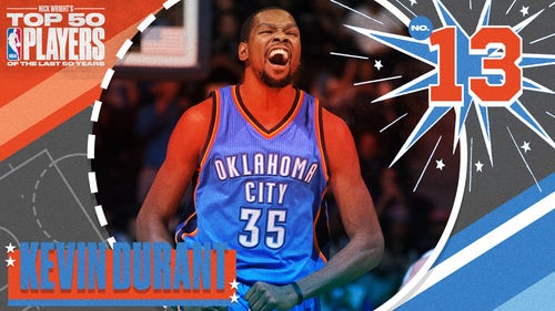 OKLAHOMA CITY THUNDER Trending Image: Top 50 NBA players from last 50 years: Kevin Durant ranks No. 13